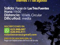 Ruta de senderismo nocturna - Las Navas al Natural