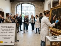 Restauración obra depósito del Museo del Prado