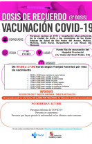 Vacunación de 2º y 3º dosis.