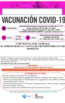 Vacunaciones 27 de mayo