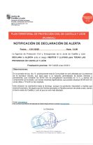 Alerta condiciones climatológicas adversas 13/11/2025