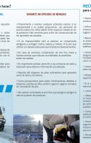 Indicaciones de actuación ante condiciones meteorológicas adversas JCYL