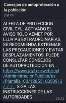 Alerta roja por condiciones meteorológicas adversas 14/11/2025